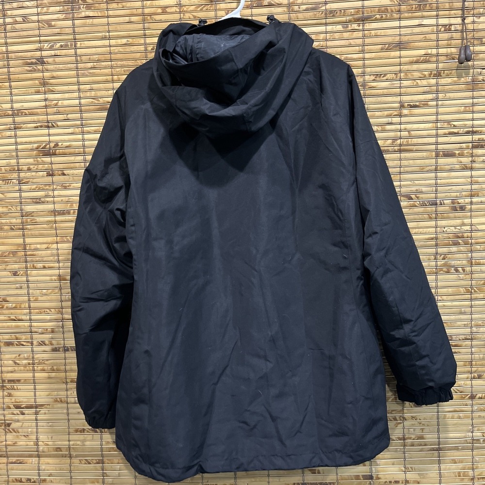 Camel Crown 3 in 1 Parka Jacket Womens XXL Black Fleece Lined Softshell Outdoor - Picture 2 of 8